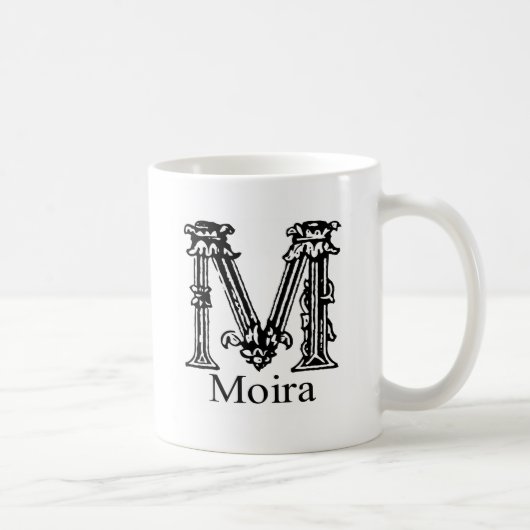 Extravagantes Monogramm: Moira Kaffeetasse (Rechts)