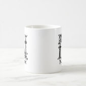 Extravagantes Monogramm: Nadine Kaffeetasse (Mittel)