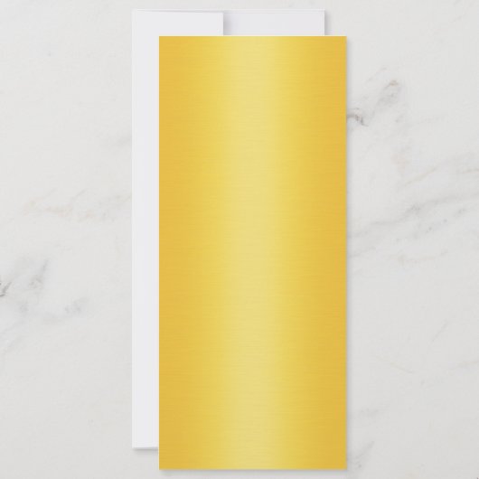 Extravagantes Monogramm Save the Date (Gold) (Rückseite)