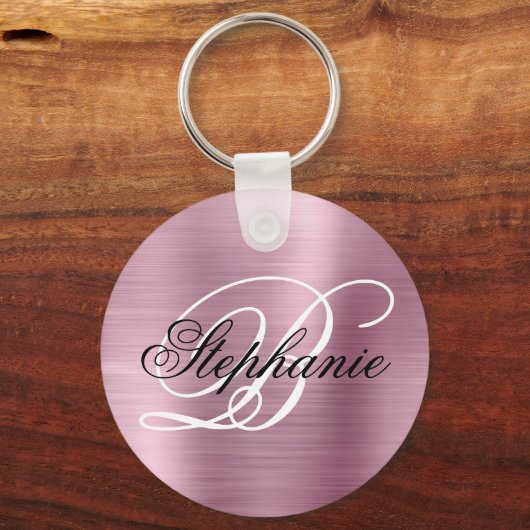 Extravagantes Monogramm Schlüsselanhänger (Vorderseite)