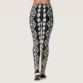 Extravagantes Mudcloth Inspiriert Leggings (Rückseite)
