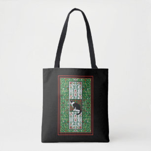 Extravagantes Muster der Tuxedo-Katze Tasche