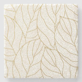 extravagantes Muster Steinuntersetzer (Vorderseite)