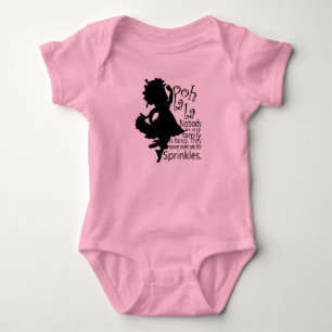 Extravagantes Nancy-Zitat Baby Strampler