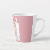 Extravagantes Niedliches Baby-Foto | Rosa und Weiß Milchtasse (Rechts)