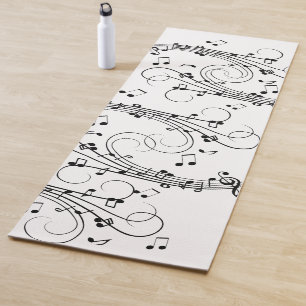 Extravagantes Notendesign Yogamatte
