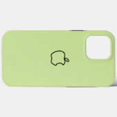 Extravagantes Olive Green Logo Case-Mate iPhone Hülle (Rückseite (Horizontal))