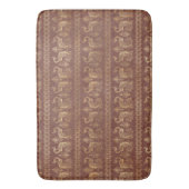 Extravagantes Pfauenmuster Badematte (Vorderseite Vertikal)