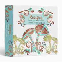 Extravagantes Pilz-personalisiertes Kochbuch