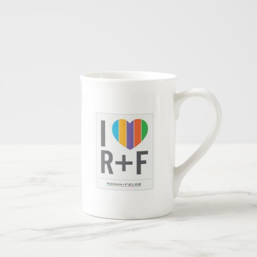 Extravagantes R+F-Liebe-Tasse Porzellantasse (Rechts)