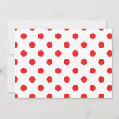 Extravagantes Red Bauble Mattiert Ornament Weihnac Einladung (Rückseite)