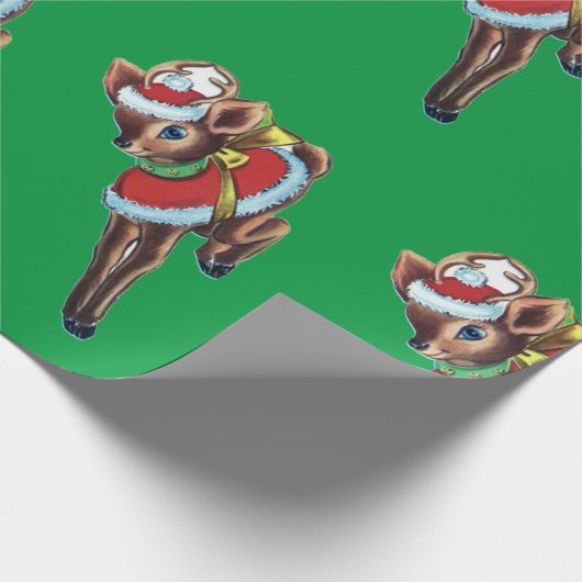 Extravagantes Rentierpapier Geschenkpapier (Ecke)