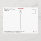 Extravagantes Roping Postkarte (Rückseite)