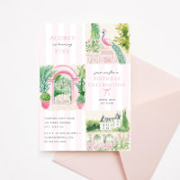 Extravagantes rosa Schloss Strip Geburtstagsparty