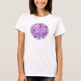 Extravagantes rosa T-Shirt der Flora