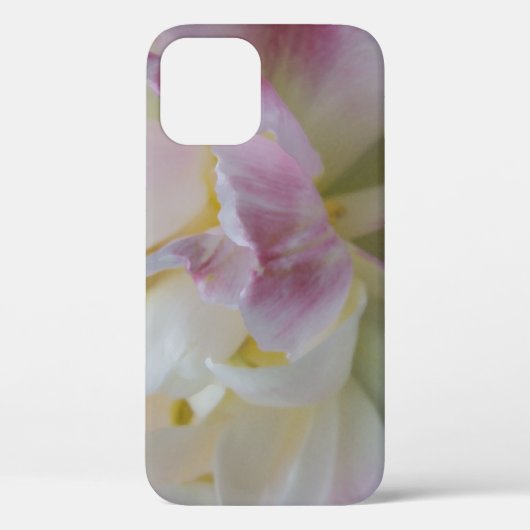 Extravagantes Rosa und Weiße Tulip Case-Mate iPhone Hülle (Rückseite)