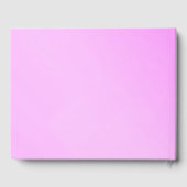 Extravagantes Rosa Wedding Guest Book Gästebuch (Rückseite)