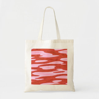 Extravagantes rotes Muster Tragetasche