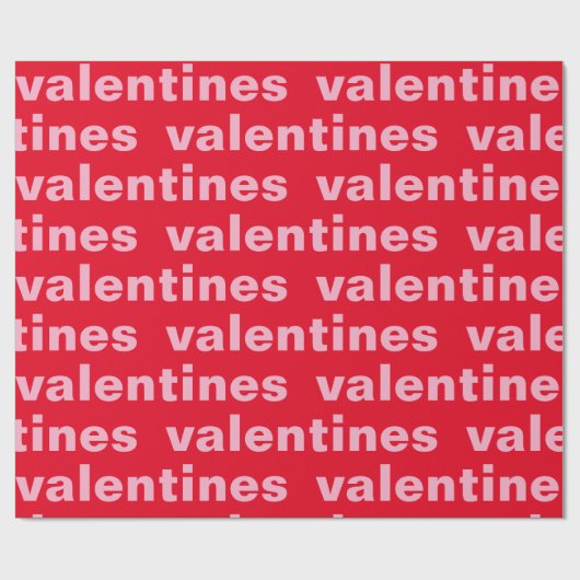 Extravagantes rotes und rosafarbenes Tapezierpapie Geschenkpapier (Flach)