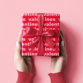 Extravagantes rotes und rosafarbenes Tapezierpapie Geschenkpapier