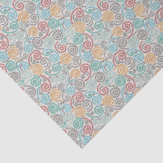 Extravagantes rumpled Papier der Stickerei (Ausschnitt)