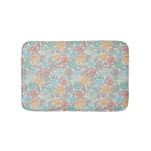 Extravagantes rumpled Papier der Stickerei Badematte (Vorderseite)