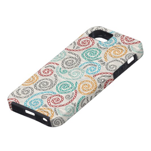 Extravagantes rumpled Papier der Stickerei Case-Mate iPhone Hülle (unten)