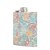 Extravagantes rumpled Papier der Stickerei Flachmann (Links)