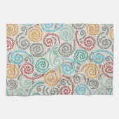 Extravagantes rumpled Papier der Stickerei Handtuch (Horizontal)