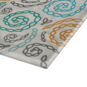 Extravagantes rumpled Papier der Stickerei Schneidebrett (Ecke)