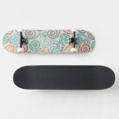Extravagantes rumpled Papier der Stickerei Skateboard (Horizontal)