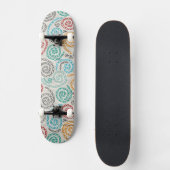Extravagantes rumpled Papier der Stickerei Skateboard (Vorderseite)