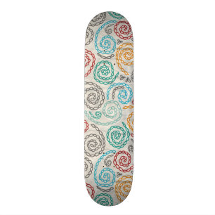 Extravagantes rumpled Papier der Stickerei Skateboard