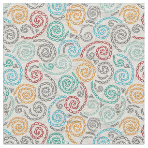 Extravagantes rumpled Papier der Stickerei Stoff