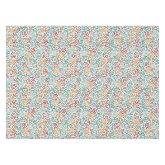 Extravagantes rumpled Papier der Stickerei Tischdecke (Vorderseite (Horizontal))