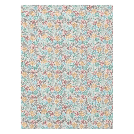 Extravagantes rumpled Papier der Stickerei Tischdecke (Vorderseite)