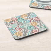 Extravagantes rumpled Papier der Stickerei Untersetzer (Linke Seite)