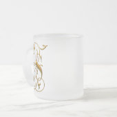 Extravagantes S mit Monogramm Mattglastasse (Vorderseite Links)