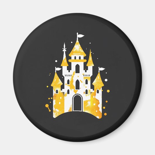 Extravagantes Schloss Magnet (Vorne)