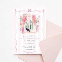 Extravagantes Schloss Pink Ribbon Coquette Katze G