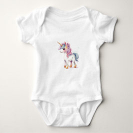 Extravagantes schönes Einhorn, Girl-Geschenk Baby Strampler