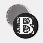 Extravagantes Schreiben B Magnet (Vorderseite/Rückseite)