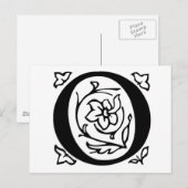 Extravagantes Schreiben O Postkarte (Vorne/Hinten)