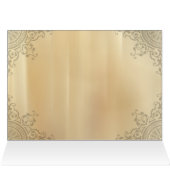 Extravagantes Schwarz im Gelben Rosen, unbedruckt (Innenansicht Horizontal (Oben))