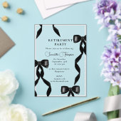 Extravagantes Schwarzweiß-Party für die formale Al Acryleinladungen (In Situ (Hochzeit))