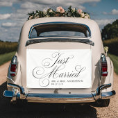 Extravagantes Script 4 Just Married Car Banner