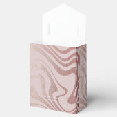 Extravagantes Script RoseGold Vielen Dank für Ihre Geschenkschachtel (Geöffnet)