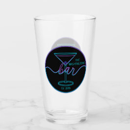 Extravagantes Script Spaß Bar Glasses Glas