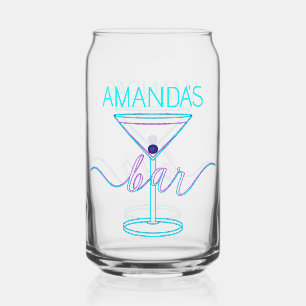 Extravagantes Script Spaß-Farben Spaß-Bar Dosenglas