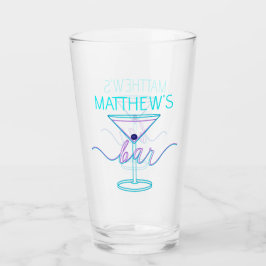 Extravagantes Script Spaß-Farben Spaß-Bar Glas